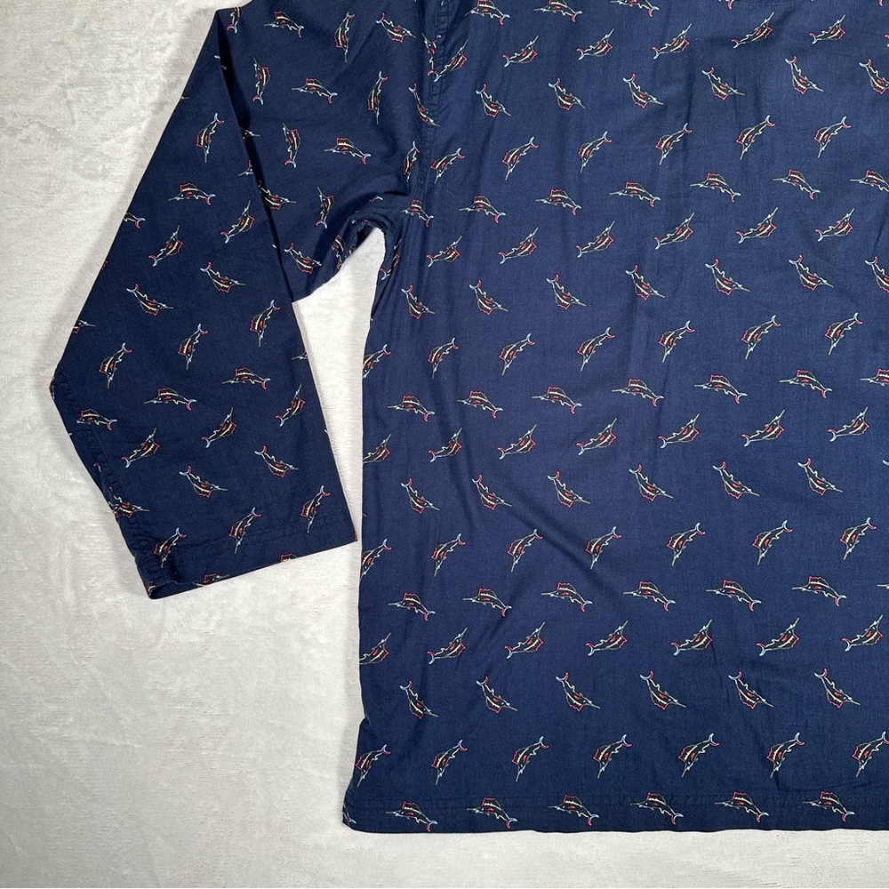 Tommy Bahama Men Button Down Shirt Size XL Long Sleeve 100% Cotton Embroidered - Picture 16 of 16